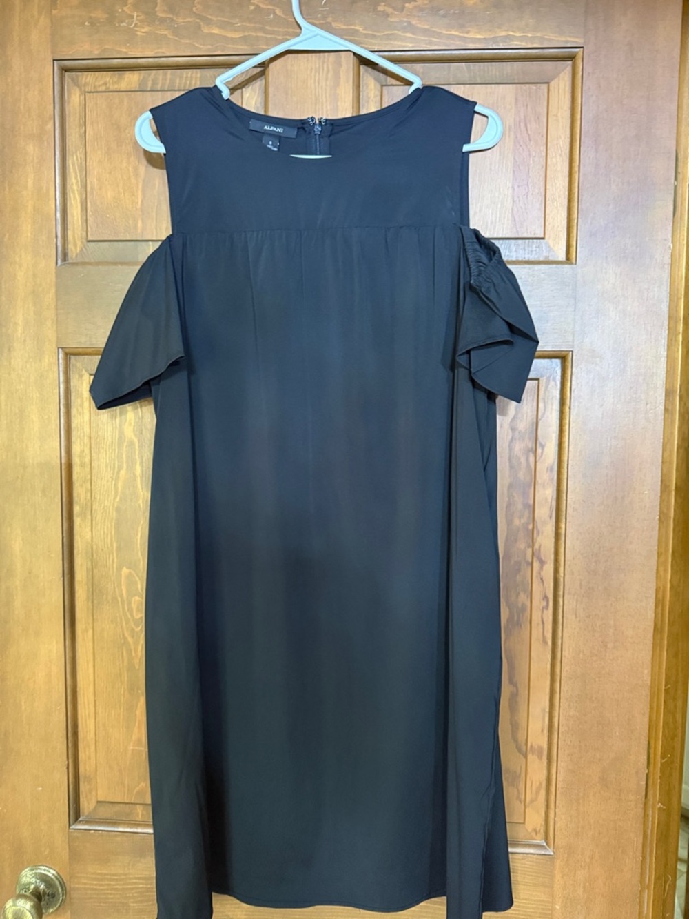 Alfani Black Cold-Shoulder Mini Dress